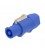 Conector de corriente macho de 3 polos