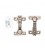 BISAGRA CAZOLETA RECTA BC01 26mm ZN