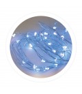 Guirnalda alambre LED 1,9M 2xAA Azul