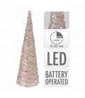 ARBOL EN FORMA DE CONO CON 20 LEDS 40cm