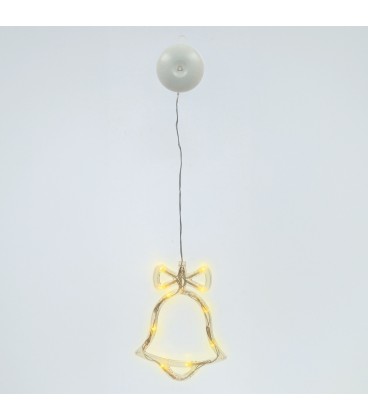 Campana colgante de navidad LED 3xAAA