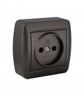 BASE FIJA 2P 16A 250V DE SUPERFICIE