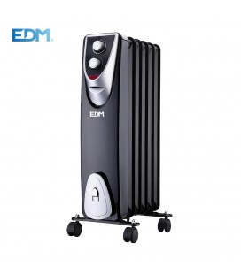 RADIADOR SIN ACEITE 6 ELEMENTOS 1000W