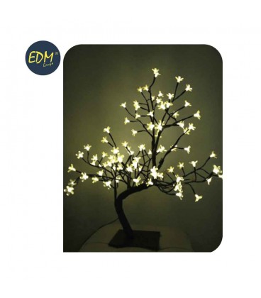 ARBOL 3D SAKURA 60CM 120 LEDS BL. CALIDO