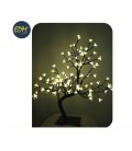 ARBOL 3D SAKURA 60CM 120 LEDS BL. CALIDO