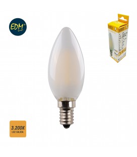 VELA LED FILAM. MATE 4,5W E14 CALIDA