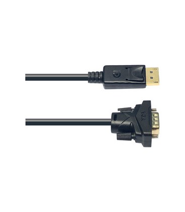 Conexión Display Port macho - VGA macho.