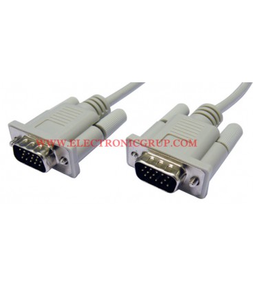 VGA CABLE, HDB15M - HDB15M, 14C+1, 1.8m
