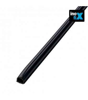CABLEFIX ADHESIVO 8X7MM NEGRO 4MTS (BLIS