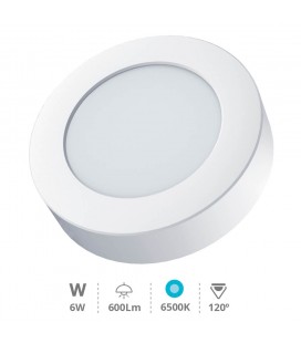 Downlight Sup. LED Redondo 6W 6500K