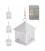 FAROLITO DE LED 6X8CM BLANCO