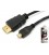 C. HDMI A MACHO a MICRO HDMI D MACHO, 1m