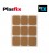 PACK 9 FIELTROS MARRON SINT ADHES 29X23M