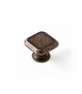 4 POMOS METALICOS PARA MUEBLE CUERO VIEJ