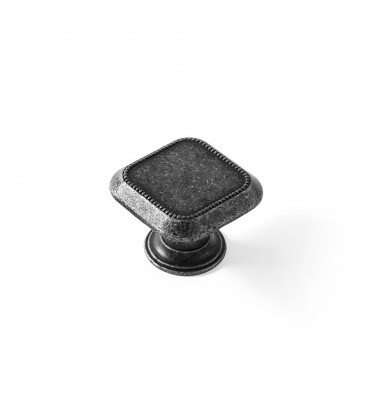4 POMOS METALICOS PARA MUEBLE PLATA VIEJ