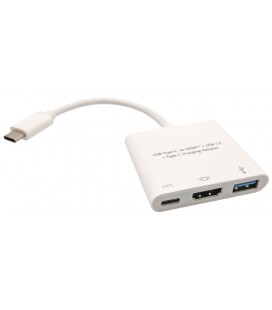 Adaptador USB3.0 + Hdmi + USB-C a USB-C