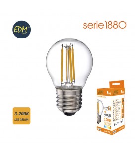 ESFERICA LED FILAM. CLARA 4W E14 CALIDA