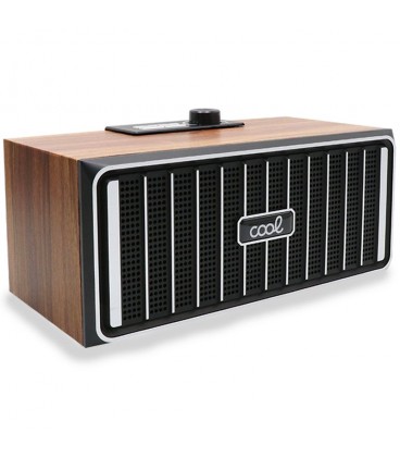 Altavoz Música Bluetooth Retro Negro