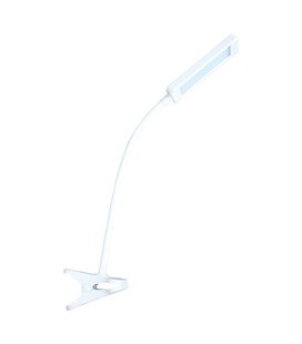 Flexo Led Pinza 6W LC Blanco