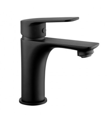 MONOMANDO CORAL LAVABO NEGRO MATE