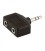  estéreo 3.5 mm a doble hembra 3.5mm