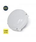12W IP65 APLIQUE LED REDONDO BLANC.EXT.