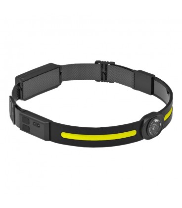 LINTERNA CABEZA 3W+ 5W COB 2 LEDS 370Lm