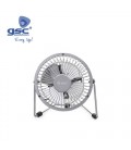 Mini Ventilador sobremesa USB 2.5W Gris