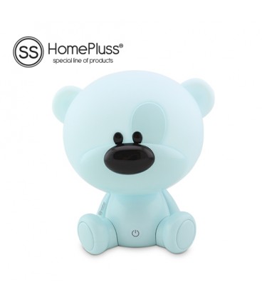 Luz de noche infantil LED Osito 3W Azul