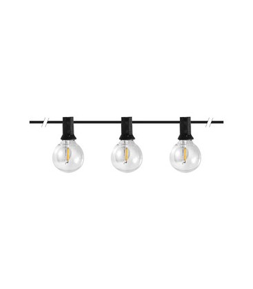 Guirnalda LED solar de 10 bombillas