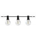 Guirnalda LED solar de 10 bombillas