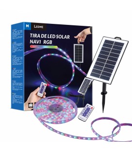 TIRA LED SOLAR 300L MULTICOLOR 5M