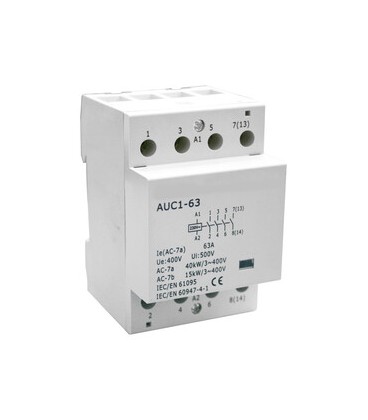Contactor 250 VAC trifásico. 63A