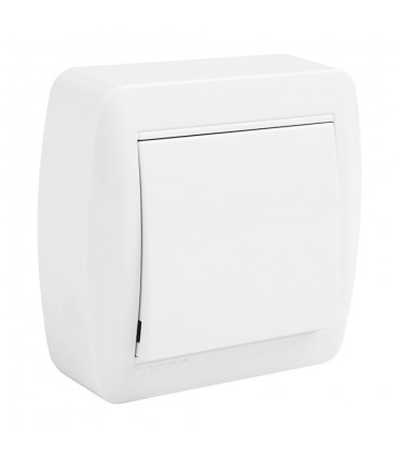 INTERRUPTOR SUPERFICIE BLANCO SOLERA