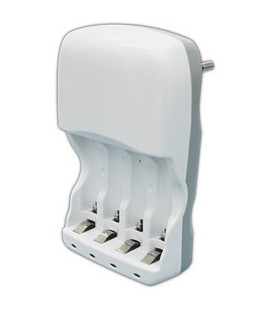 Cargador rápido de baterías de 2000 mA.