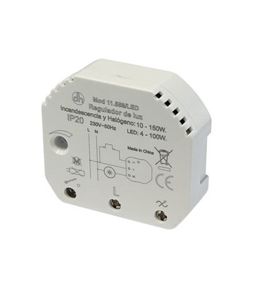 Regulador de luz LED para cajetín.