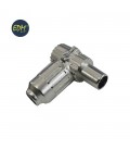 CLAVIJA TV ACODADA METALICA 9,5MM HEMBRA