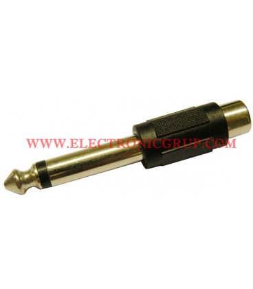 6.4mm MONO MACHO - RCA HEMBRA