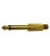 6.4mm MONO MACHO - RCA HEMBRA, DORADO