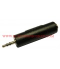 2.5mm ESTEREO MACHO - 3.5mm ESTEREO HEMB