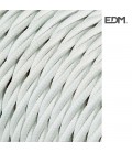 2X0,75MM CABLE TEXTIL TREN BLANCO 5M