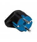 Clavilla schuko s/lateral Negre