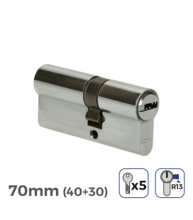 BOMBIN NIQUEL 70MM (40+30MM) LEVA CORTA 