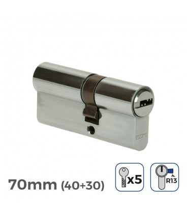 BOMBIN NIQUEL 70MM (40+30MM) LEVA CORTA 