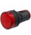 Piloto LED industrial de 22mm, 12V Rojo