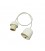 CONJUNTO COLGANTE BLANCO E-27 LONGITUD 8