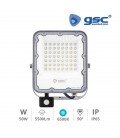 Proyector aluminio con sensor 50W 6500K