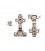 BISAGRA CAZOLETA CLIP RECTA BC03 35mm ZN