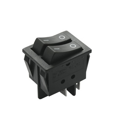 Interruptor unipolar doble tecla