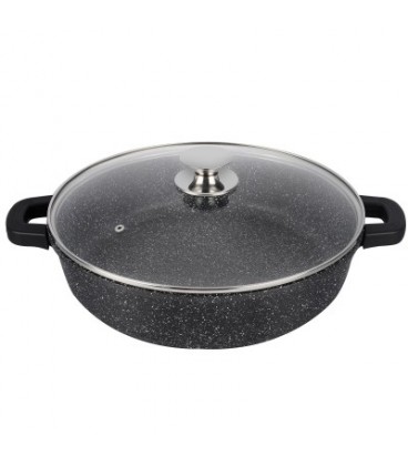 CACEROLA AL.IN.SUPREME BLACK BAJA 36CM